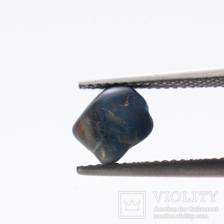 Мадагаскарский сапфир(не гретый) 2.65ct 6x5x4mm, фото №4