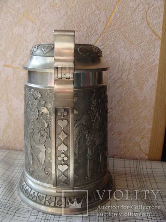 Коллекционная Пивная Кружка Бокал. Клеймо Etain Röders Pewter Zinn ARS., фото №6