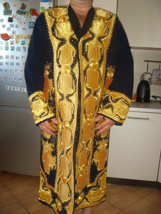 Халат узбекский расшитый золотом, фото №2
