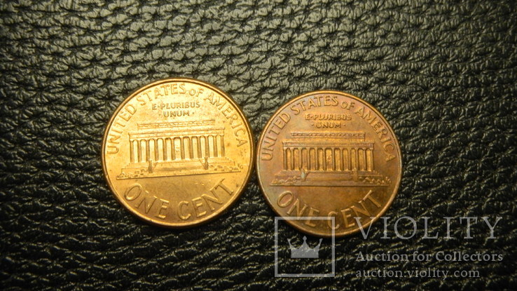1 цент США 2005 (два різновиди), фото №3