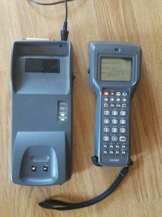 Портативный сканер сбора данных Denso BHT-5079 и зарядный блок Denso CU-5001, photo number 2