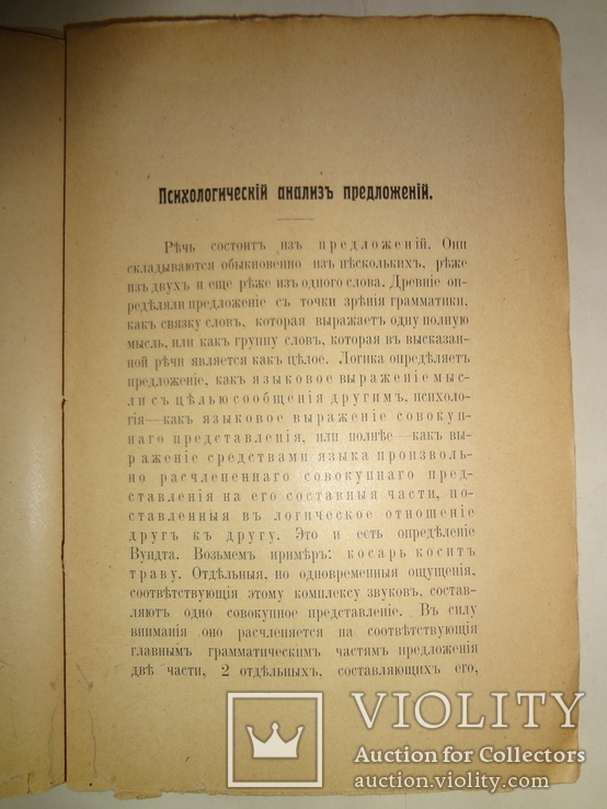 1910 Народопсихологическая Грамматика Киевское издание, фото №6