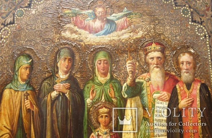 Икона избранных святых., фото №5