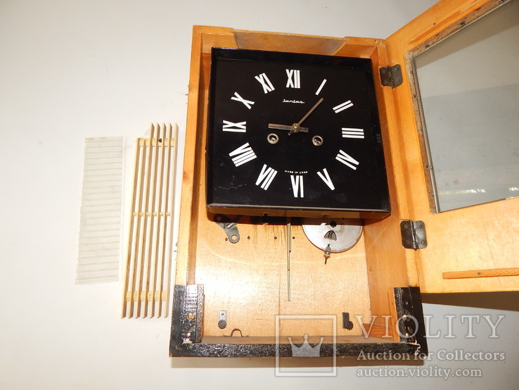 Часы настенные с боем янтарь 2703, фото №4