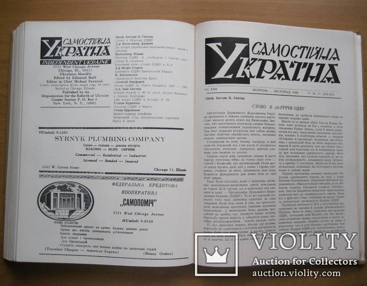 Підшивка журналу "Самостійна Україна" за 1967-8 роки., фото №11