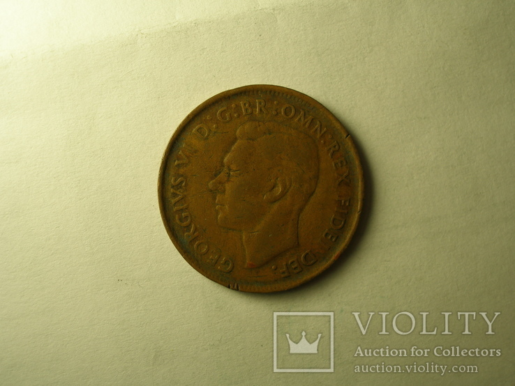 Австралія 1951 р. Діаметр монети 25 мм, фото №3