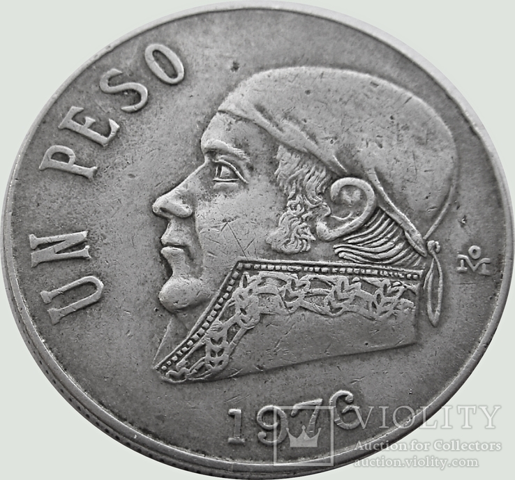 45.Мексика 1 песо, 1976 год