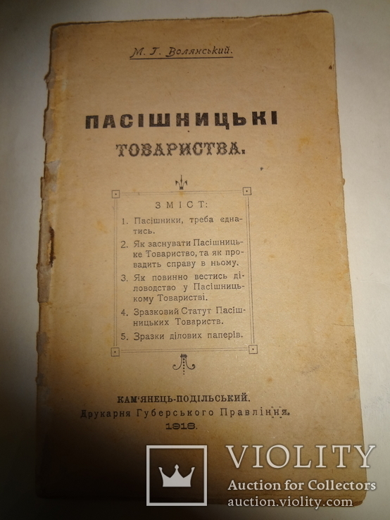 1918 Українські Пасішники УНР рівно 100 років Книжці, фото №2