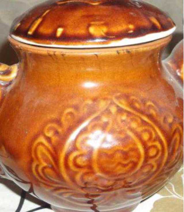 Чайник- заварник кувшин,глина в украинском стиле, numer zdjęcia 5