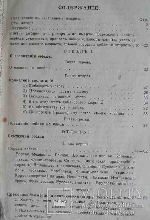 Породы собак, воспитание и дресировка комнатных и натаска подружейных. 1913, фото №4