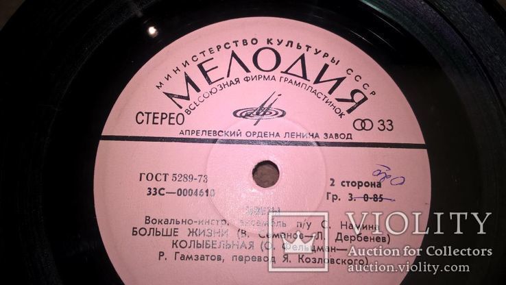 ВИА Цветы (Честно Говоря) 1974. (LP). 7. Vinyl. Пластинка., фото №7