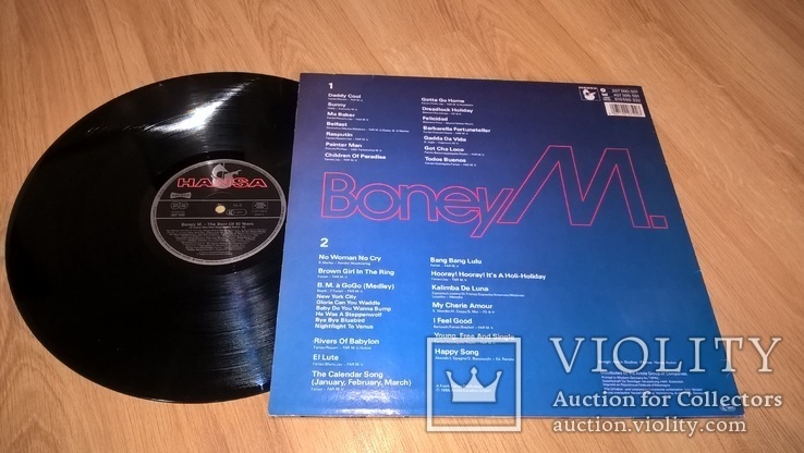 Boney M (32 Superhits. Non Stop Digital Remix) 1986. (LP). 12. Vinyl. Пластинка. Germany., фото №4
