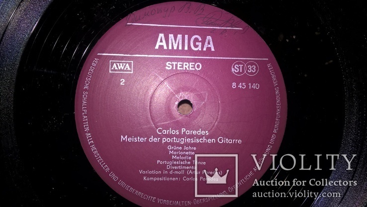 Carlos Paredes (Meister Der Portugiesischen Gitarre) 1977. (LP). 12. Vinyl. Пластинка., фото №8