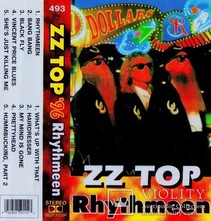 Z Z Top (Rhythmeen) 1996.AU. Кассета., фото №8