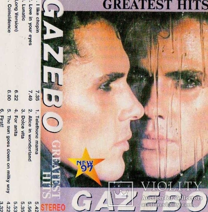 Gazebo (Greatest Hits) 1997. AU. Кассета., фото №7