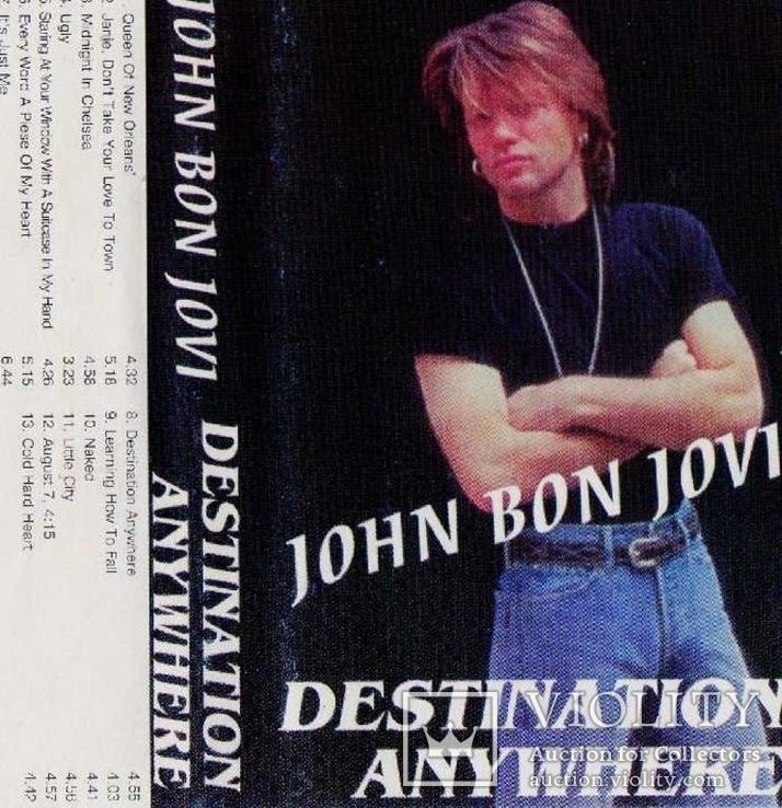 John Bonjovi (Destination Anywhere) 1997.AU. Кассета., фото №2
