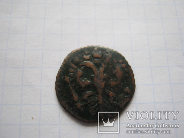 Монета Полушка 1731 г. перечекан с копейки, фото №3