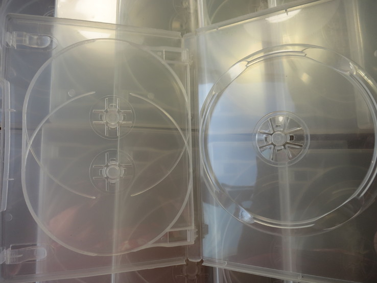 Коробки для DVD - 3 диска 14 мм прозрачные ( в лоте 12 шт ), фото №5