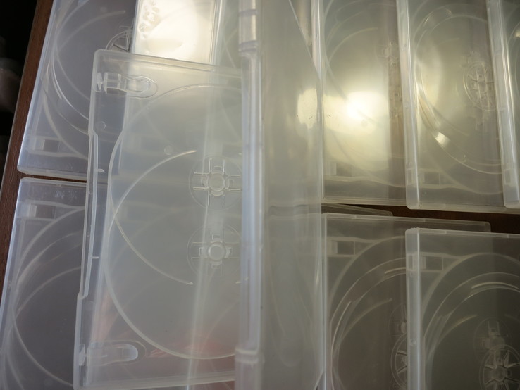 Коробки для DVD - 3 диска 14 мм прозрачные ( в лоте 12 шт ), фото №6
