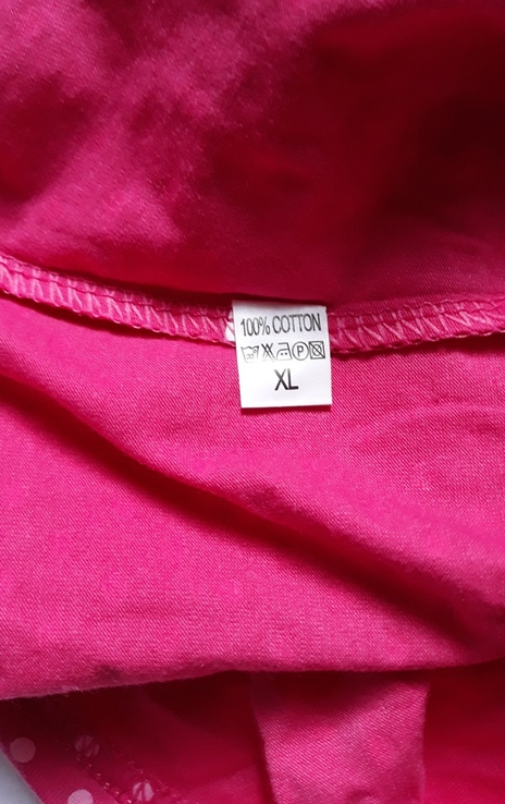 Майка халтер через шею ярко-розовая, фото №7