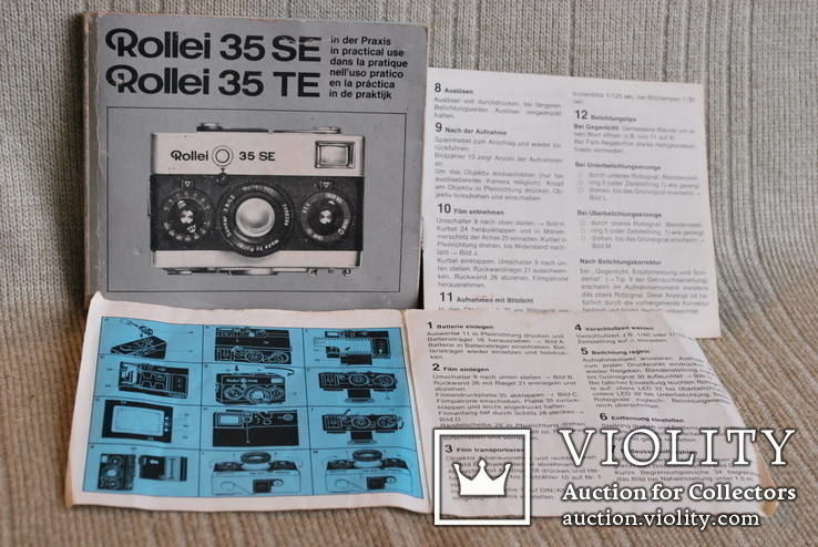 Фотоаппарат ROLLEI 35 TE Tessar f3.5/4 made bi Rollei, чёрного цвета., фото №6