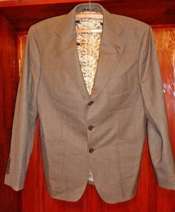 Редкий дорогой пиджак блейзер серый Нидерланды, фото №2