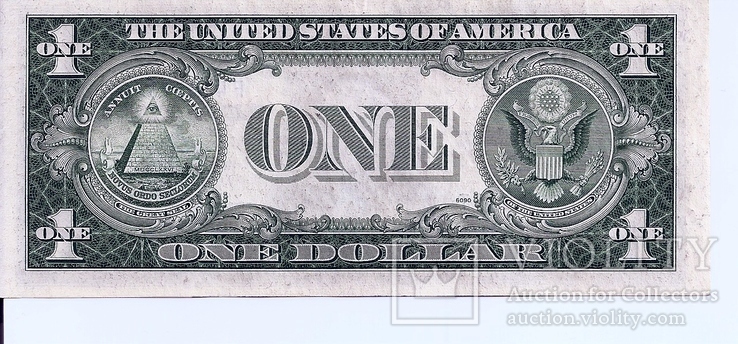 1 доллар США 1935-E Silver Certificate  2326 I (144), фото №3