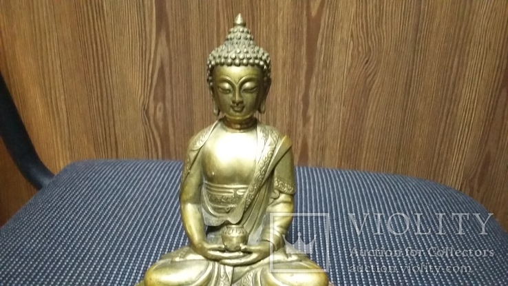 Статуэтка будда  тибет 16.5 см., фото №4