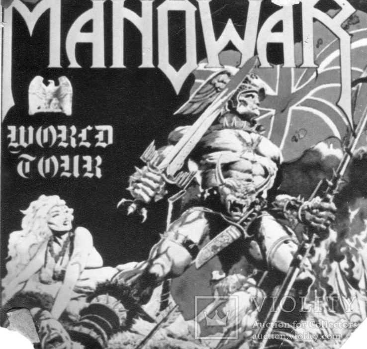 Manowar. (Оригинальная Фотография) 1987. Размер: 12 х 11 см.