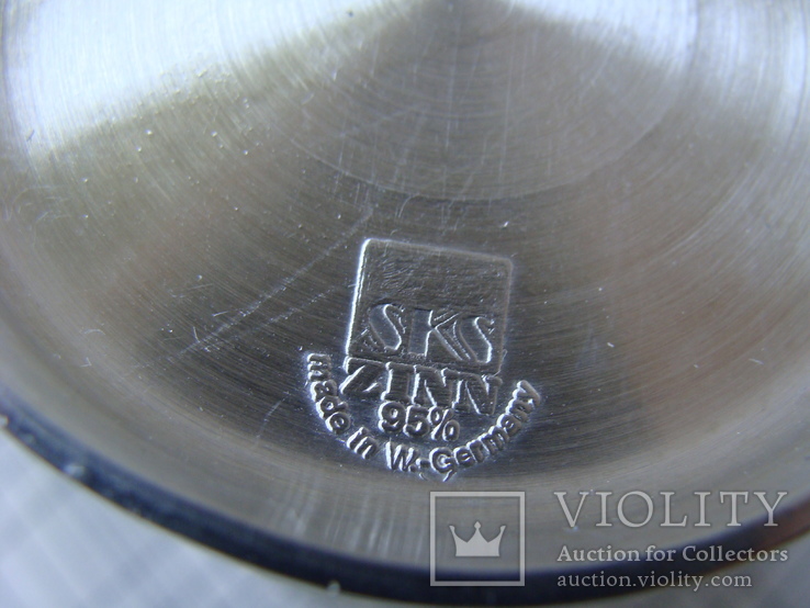 "Охотники 2" Красивый стакан. Клеймо SKS Zinn. Made in W-Germany., фото №9