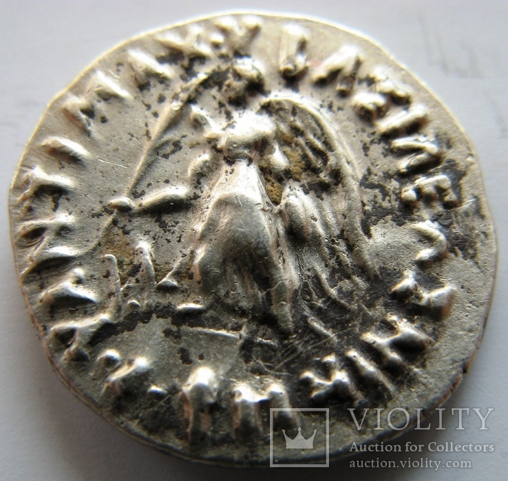 Индо-Греция, Антимах Никифор (171-160 гг. до н.э.), серебряная драхма