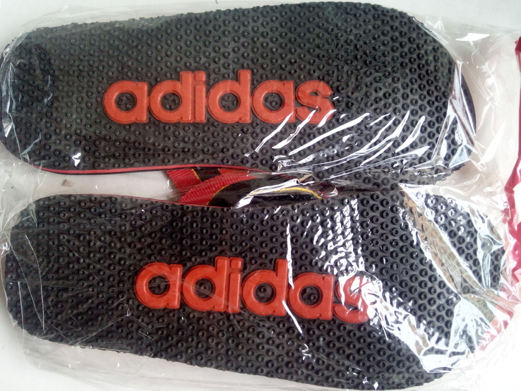 Шлепки ADIDAS Мужские р 45 кр гол, photo number 3