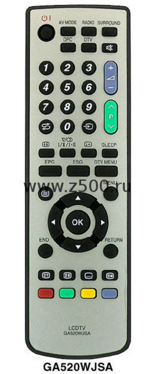 Пульт TV Sharp GA520WJSA (LDC)