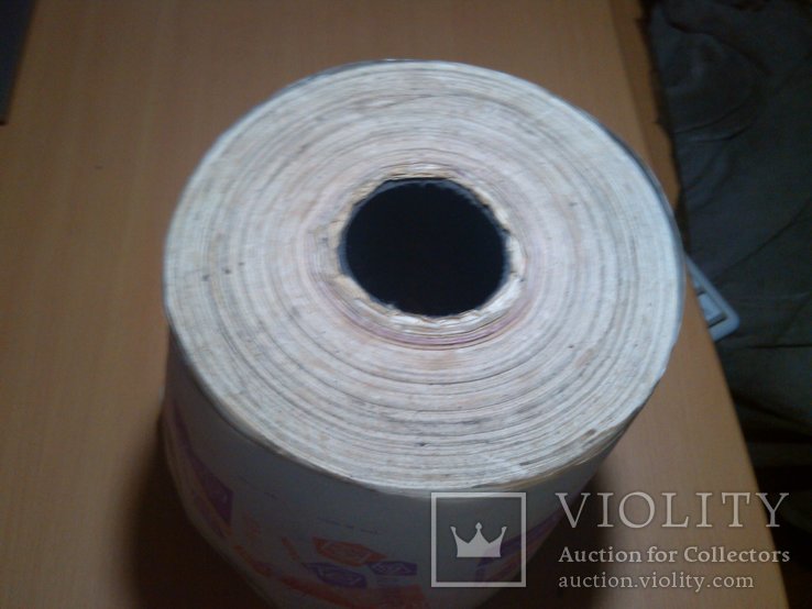 Рулон обёрток мороженого СССР (около 3-х кг), фото №6
