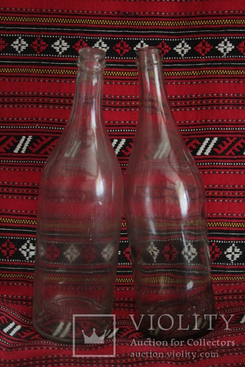 Старі пляшки бутылки 2 шт, фото №2
