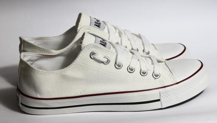 0174 Кеды Converse All Star Белые 44 размер 27.5 см стелька, фото №4