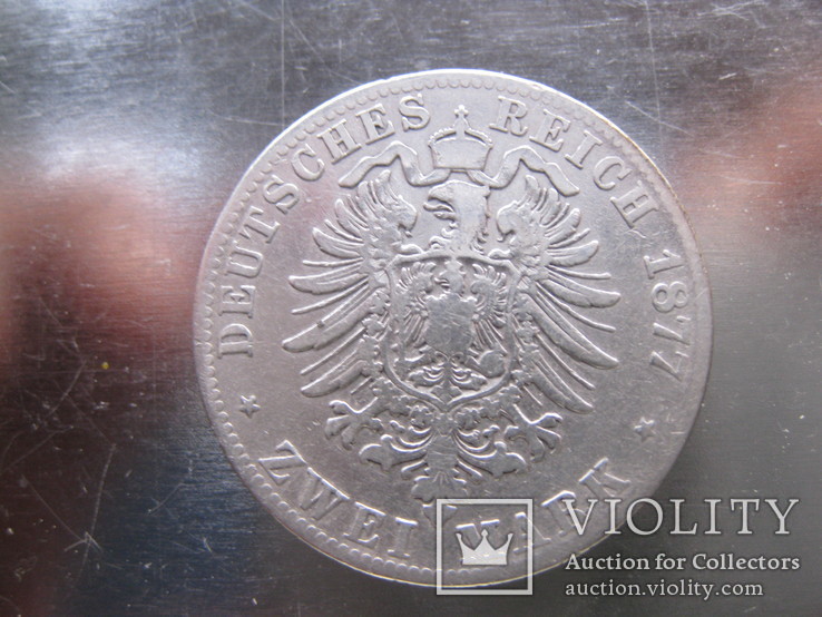 2 марки 1877 Вюрттемберг, фото №11
