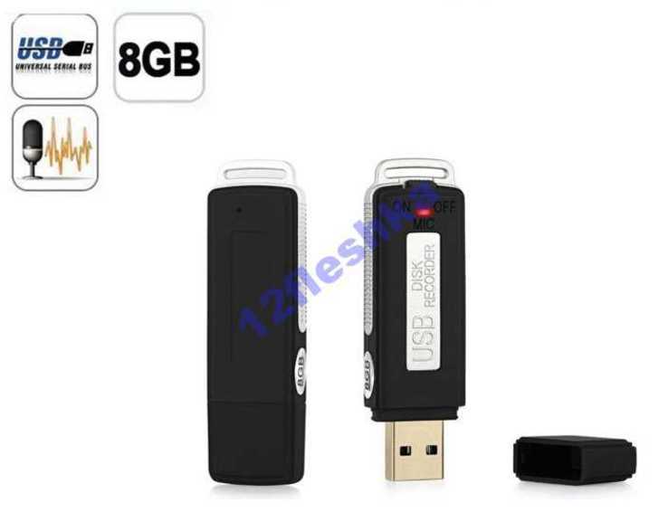 АКЦИЯ Цифровой Диктофон + USB флешка 8GB Время+дата, фото №2