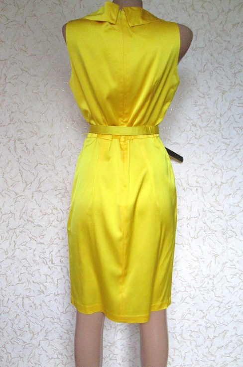 Платье жёлтое шёлковое р 44-м, фото №3