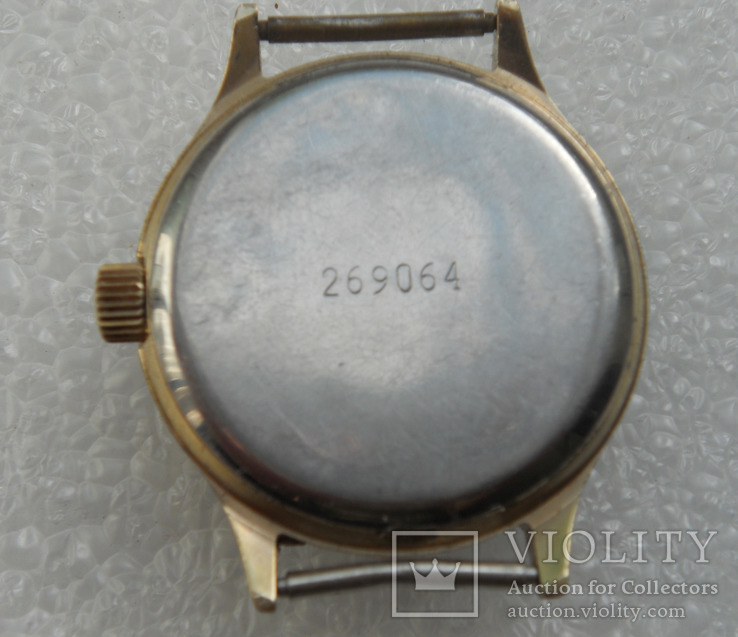 Мужские наручные часы Полет-Москва СССР 3105, позолоченные, фото №5