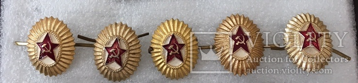 Кокарды вооруженные силы СССР 5 шт, фото №2