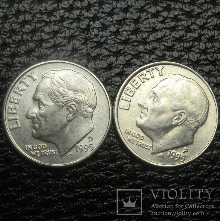 10 centiv USA 1995 (dwa riznovidi)