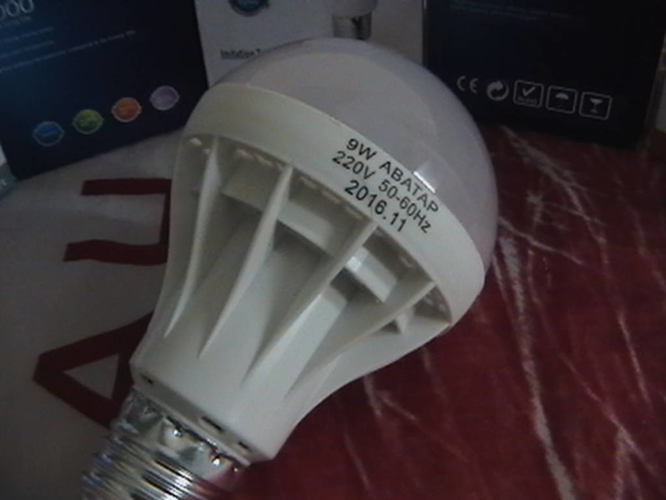 Светодиодные лампы 9W E27 220V в лоте 5 штук, фото №5