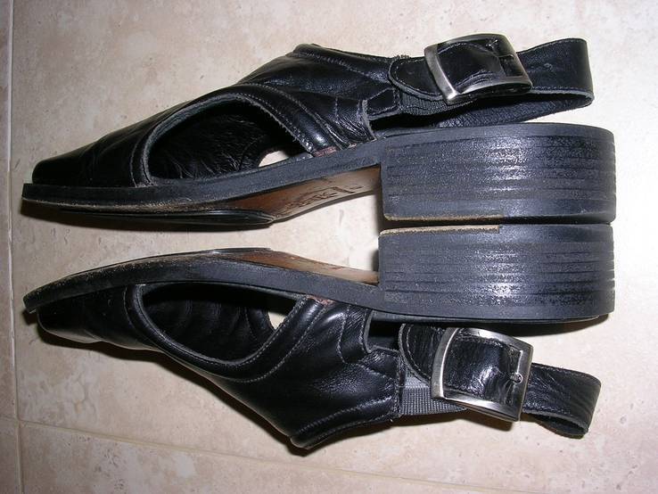 Летние мужские кожаные туфли босоножки Roberto Ripa р.41, фото №5