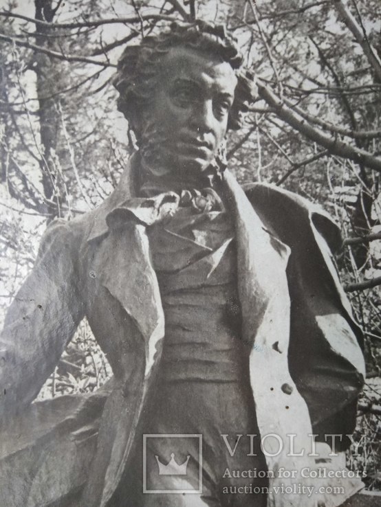 Пушкин А.С. в рамке метал 24*30 см. 1968 года, фото №3