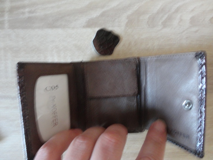 Кожаный женский кошелек dr.koffer (стилизация под змею), numer zdjęcia 6