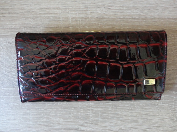 Женский кожаный кошелек HASSION (большой размер), фото №2