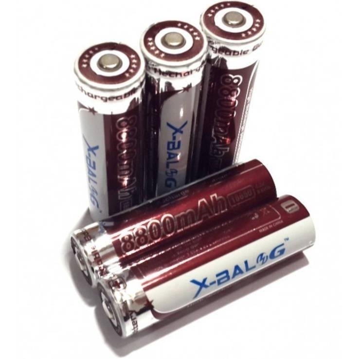 Аккумулятор X Balog 18650 8800 mAh в лоте 8 аккумулятора №1, numer zdjęcia 2