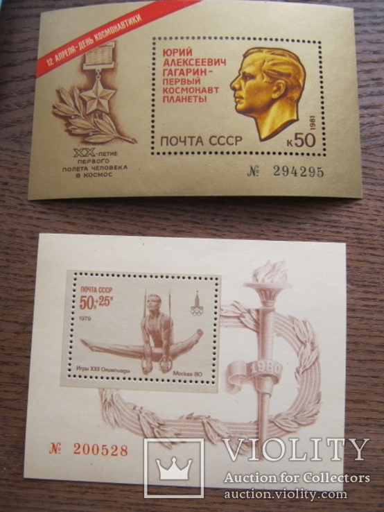 Почтовые негашеные марки и блоки  СССР, фото №9
