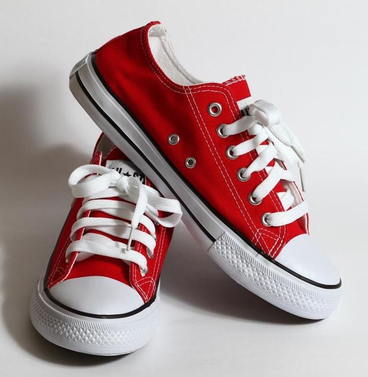 0205 Кеды Converse All Star Цвет Красный 40 размер 25 см стелька, фото №5